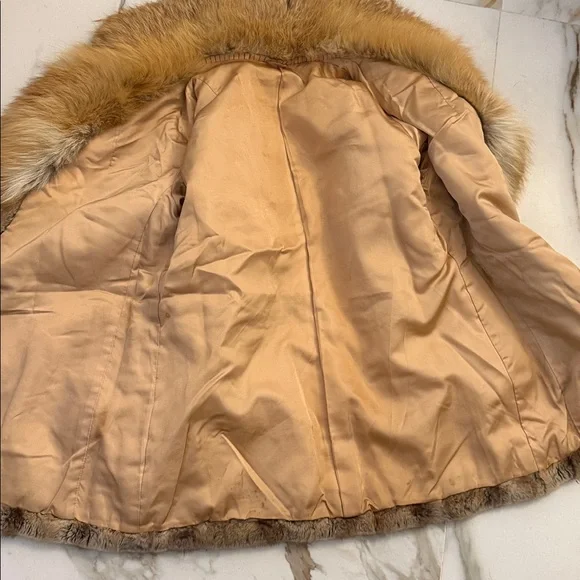 Real fur coat thick fox fur collar - Picture 10 of 10